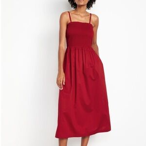 Old Navy Red Spaghetti Strap Sundress